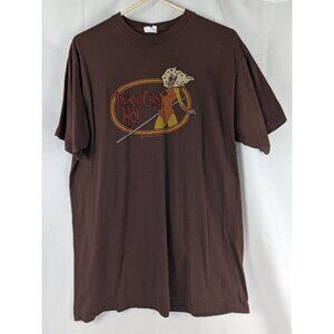 VTG 1990's Thundercats Ho! Cheetara Logo Tee Shirt Brown Sz. XL Bay Island Rare